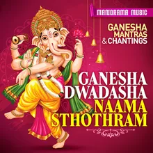 Ganesha Dwadasha Naama Sthothram
